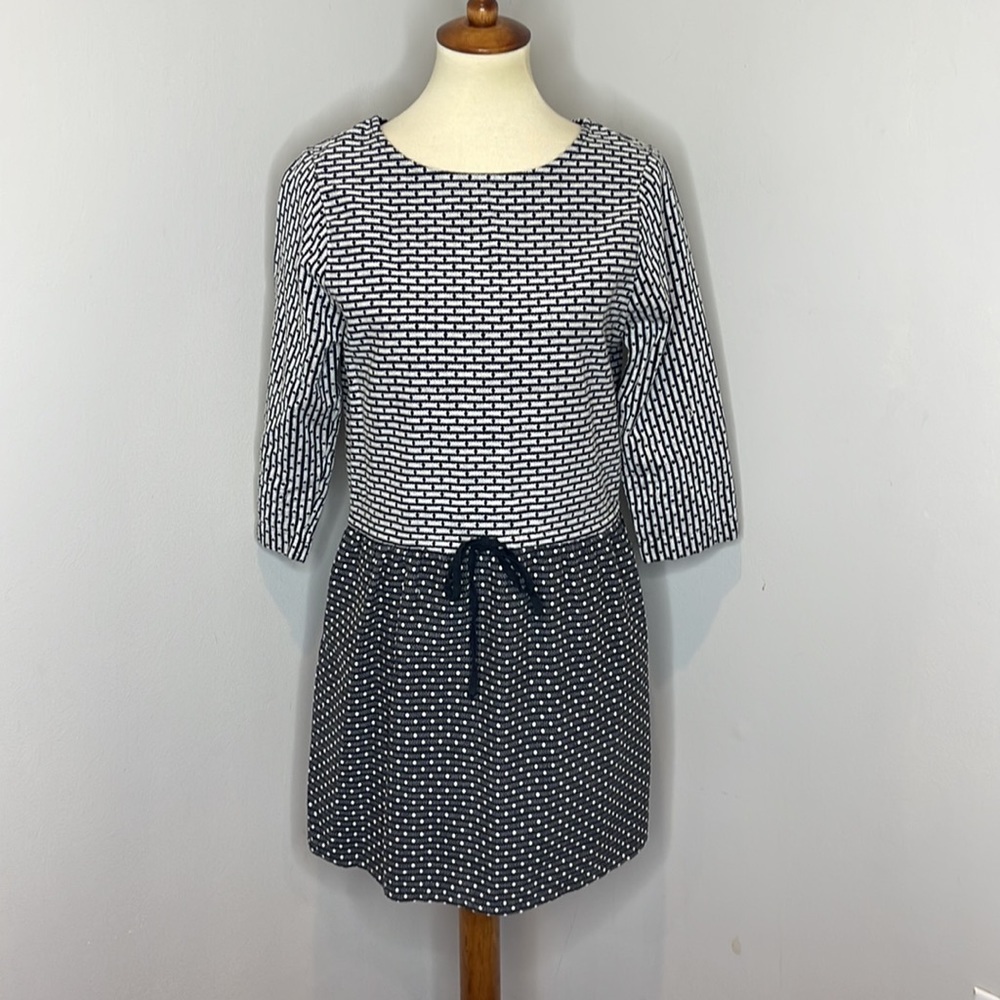 Ace & Jig Lake‎ Dress – black/white minidot - S
